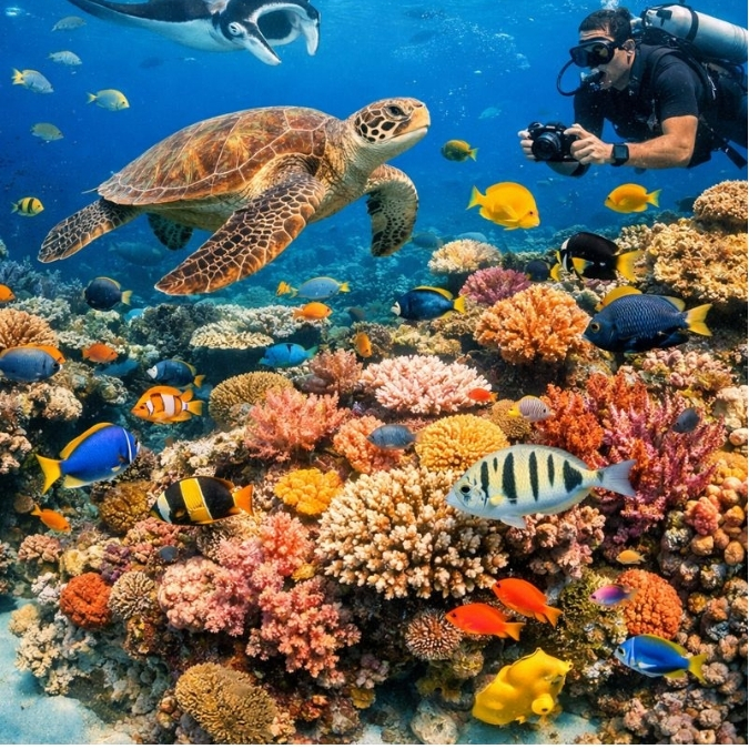 Snorkelling & Diving - Explore coral gardens and marine life.