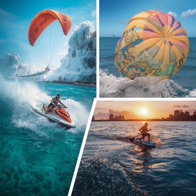 Water Sports - Jet ski, parasail, paddleboard.